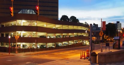 city parking garage